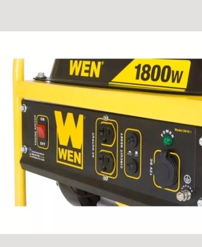 Wen 1800 Watt Generator Portable Gasoline CARB Compliant Power Electricity Light