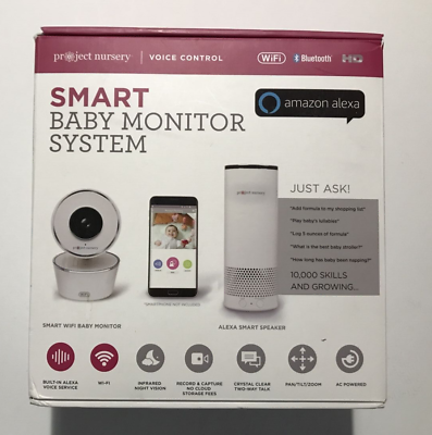 Project Nursery Smart Baby Monitor System Wi Fi Built In Alexa