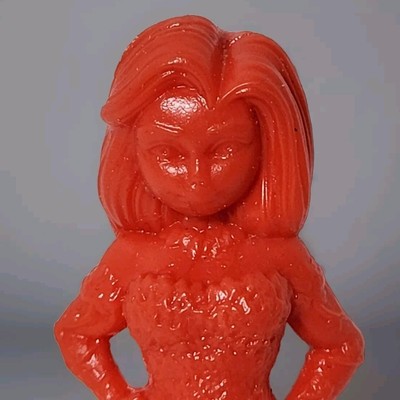 Culturefly DC Batman Tiny Mights - Rare Red Poison Ivy 1¾'' Tall