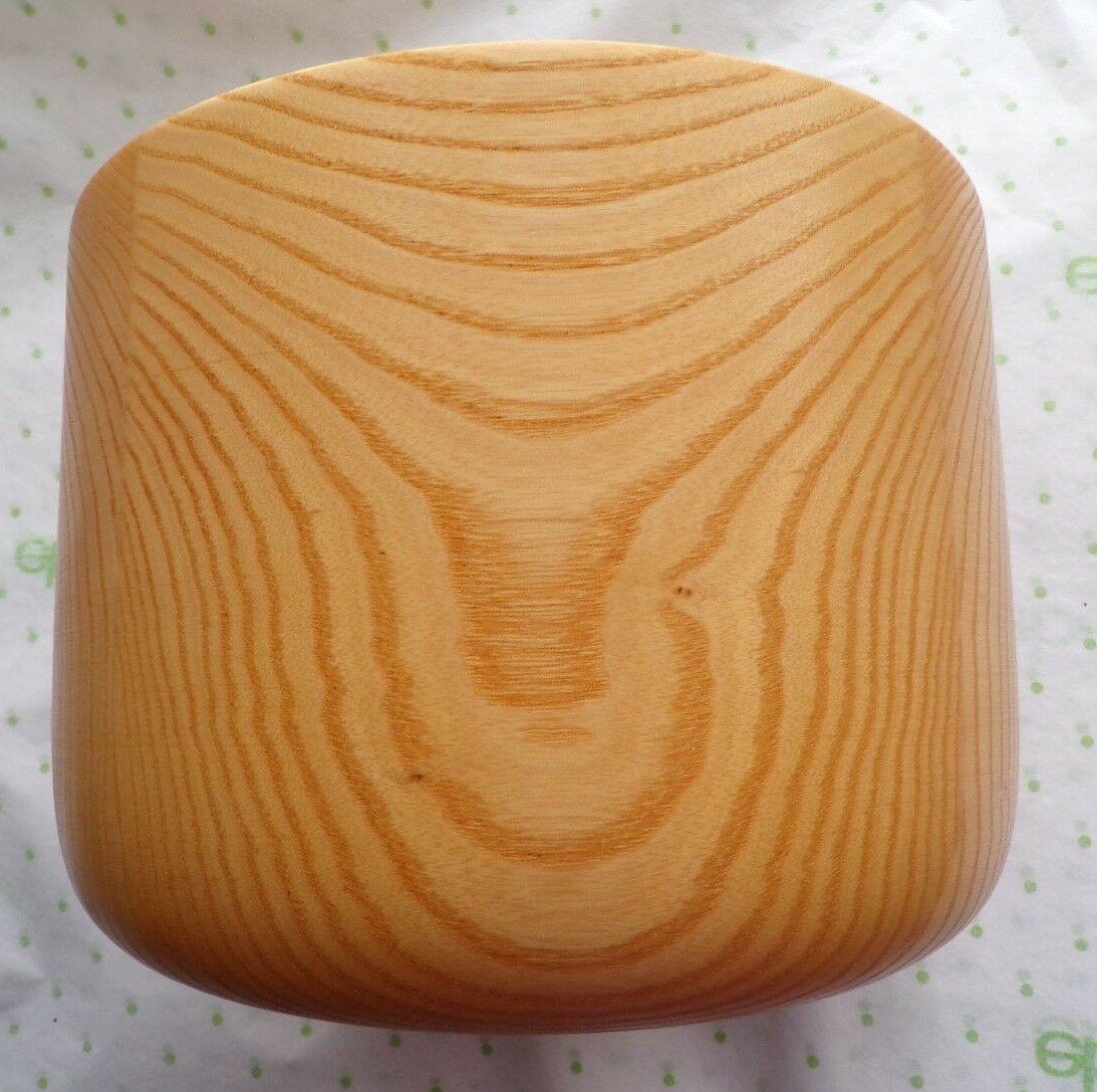 WHITE ASH Deep bowl hand made John Perrella Catskill Mountains Master craftsman