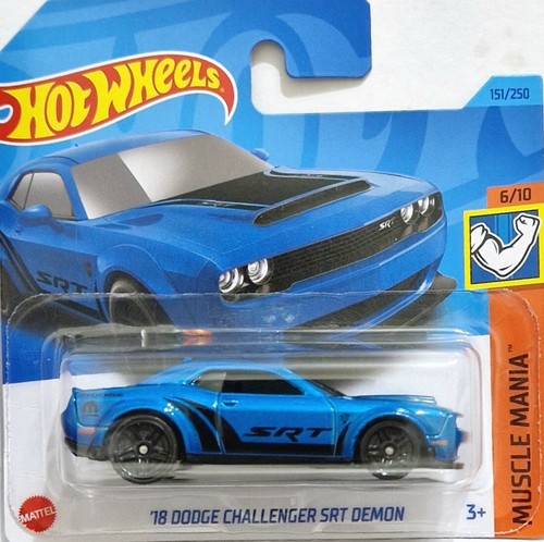 HOT WHEELS 2023 '18 DODGE CHALLENGER SRT DEMON FREE BOXED