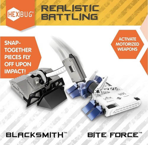 BattleBots Arena Bite Force & Blacksmith, Remote Control Robot Toys for Kids ...