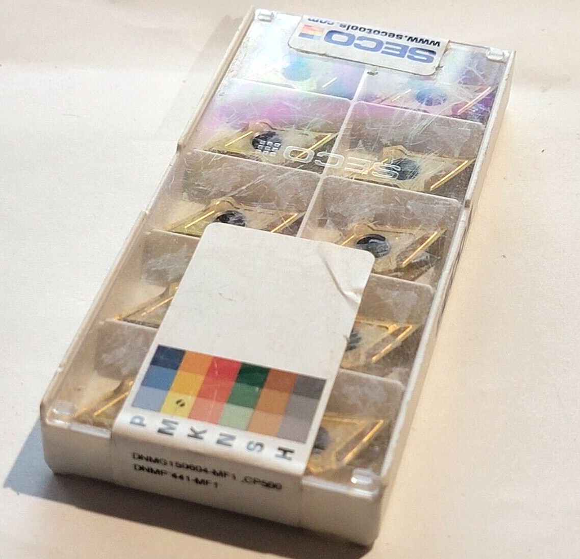 DNMG 150604 MF1 CP500 DNMP 441 SECO *** 10 INSERTS *** FACTORY