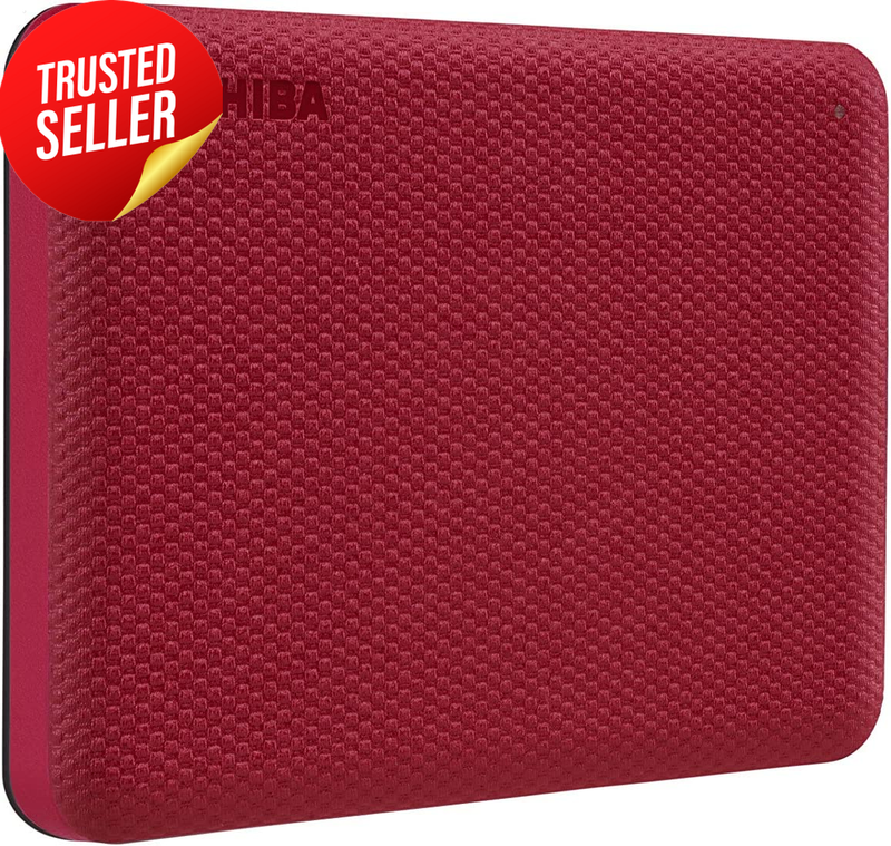 External Hard Drive Canvio Advance 4TB USB Red