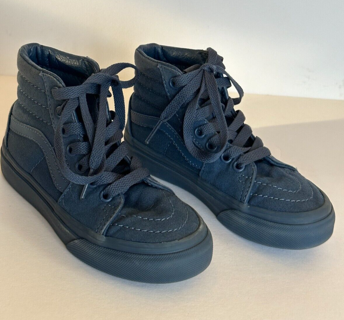 Vans Sk8-Hi Youth Kids Sz 11 Shoes Triple Blue High Top