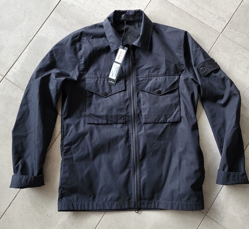 4 pocket Stone Island Ghost Piece cotton black M field jacket 