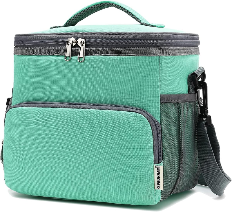 Insulated Lunch Bag for Adult Women Men Reusable Large Lunch Box Cooler Soft