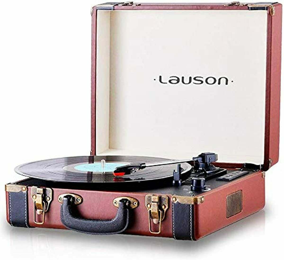 Lauson CL705 Briefcase Bluetooth Record Player with Built-In Stereo Speakers | 3