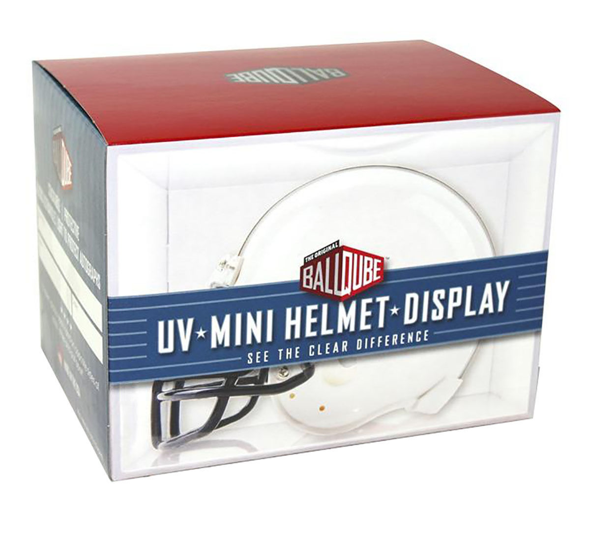 Display Case Box The Original Ballqube Mini Football Helmet