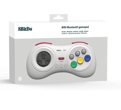 8Bitdo M30 Bluetooth Game Controller 6 Buttons Mega Drive Style Gamepad Japan