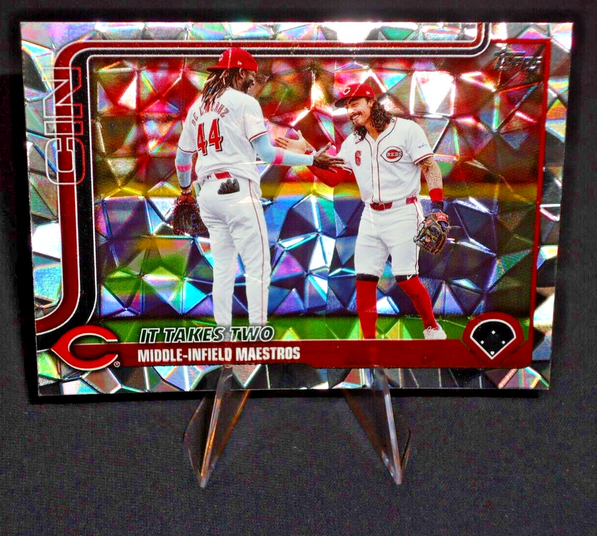 2025 Topps Series 1 Diamante Foil IT TAKES TWO ELLY DE LA 2025 Topps Series 1 Diamante Foil IT TAKES TWO ELLY DE LA
