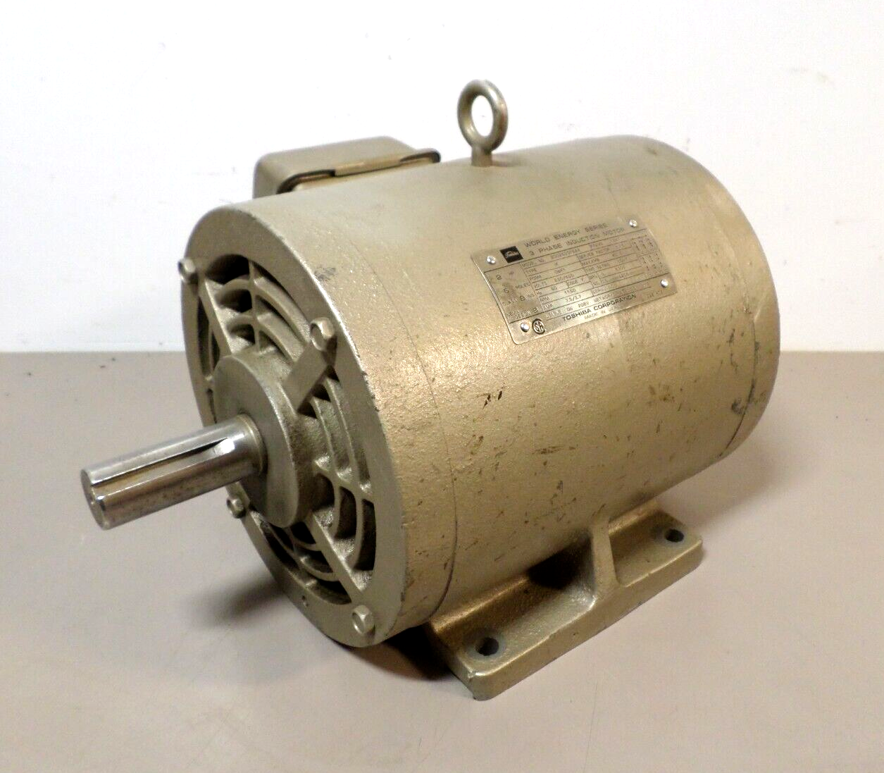 Toshiba 2HP 6 Pole 3 Phase 1160 RPM Type IK Induction Motor Toshiba 2HP 6 Pole 3 Phase 1160 RPM Type IK Induction Motor