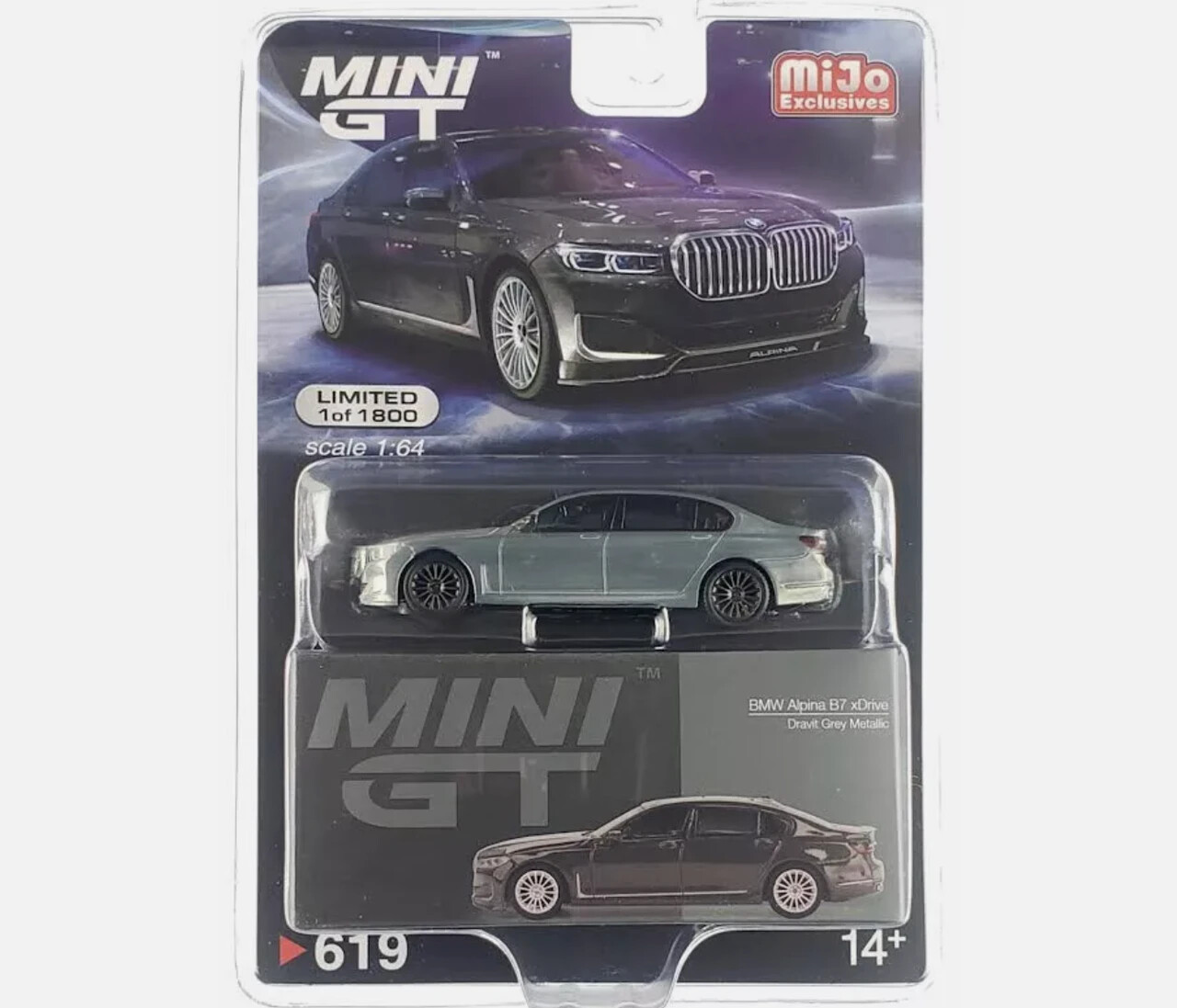 CHASE CAR 1/64 Mini GT BMW Alpina B7 xDrive MGT00619-CHASE CHASE CAR 1/64 Mini GT BMW Alpina B7 xDrive MGT00619-CHASE
