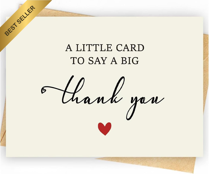 12 Pack Thank You Cards, 5.6X4 Inches Bulk Thank You Notes with Envelopes, Water
