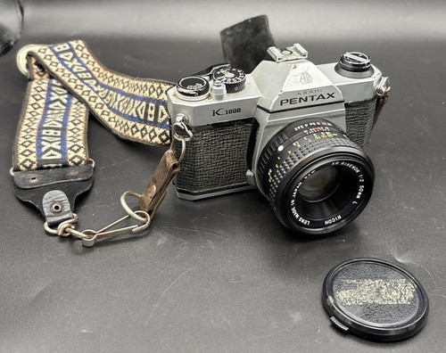 【整備済完動品・美品】PENTAX K1000 RIKENON 50mm F2 Pentax Asahi K1000 35mm SLR Camera Rikenon 50mm L RICOH Lens