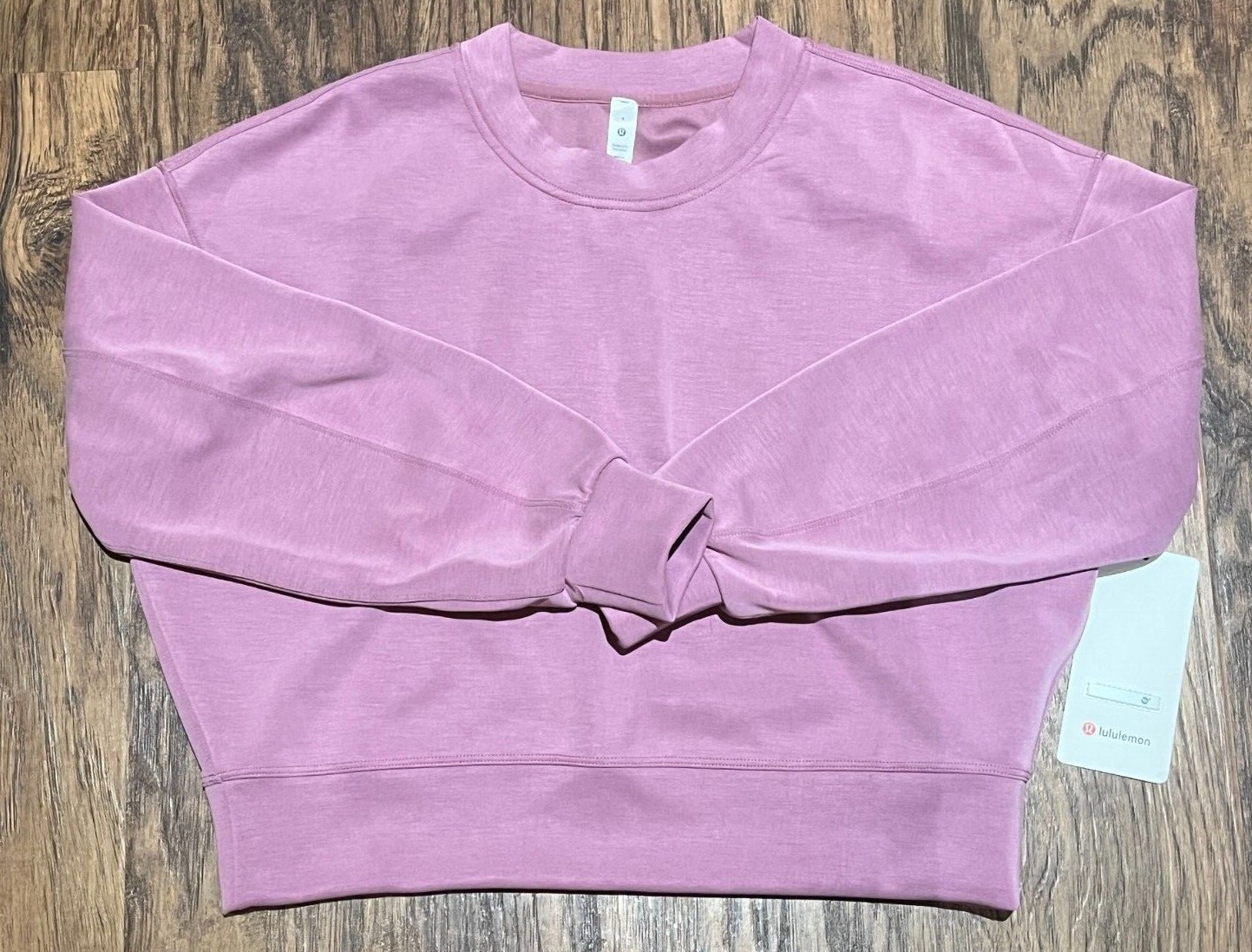 【Lululemon】Perfectly Oversized cropped 4 Lululemon Perfectly Oversized Cropped Crew *Softstreme
