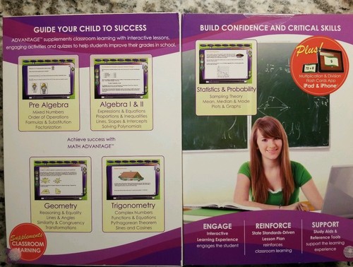 Advantage Math, Grades 6-12 (PC and MAC) ** New**