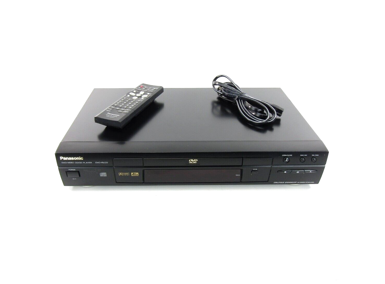 ★パナソニック　Panasonic ＤＶＤ／ＣＤプレーヤー DVD-RV20 Panasonic DVD-RV20 DVD/CD VIDEO/CD Player w/ Remote Control