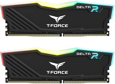TEAMGROUP T-Force Delta RGB DDR4 32GB (2x16GB) 3200MHz Desktop Memory