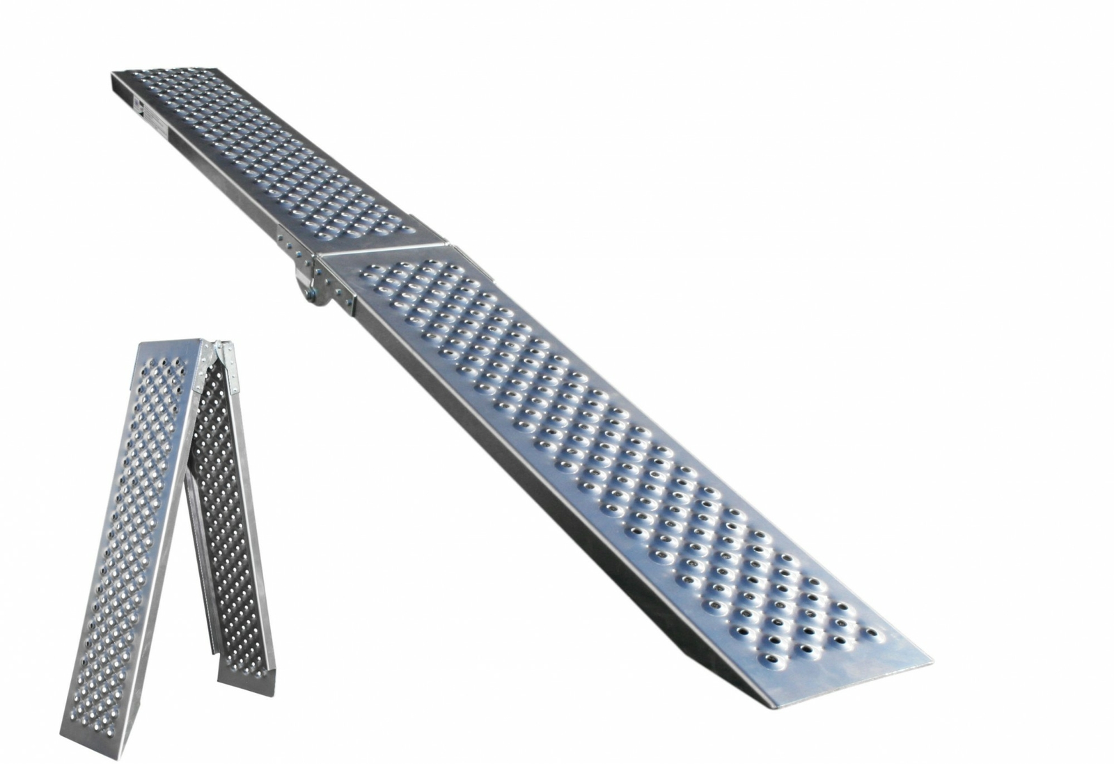 Laderampe Auffahrrampe Auffahrschiene Alu 200KG Motorrad Rampe aufklappbar 200cm