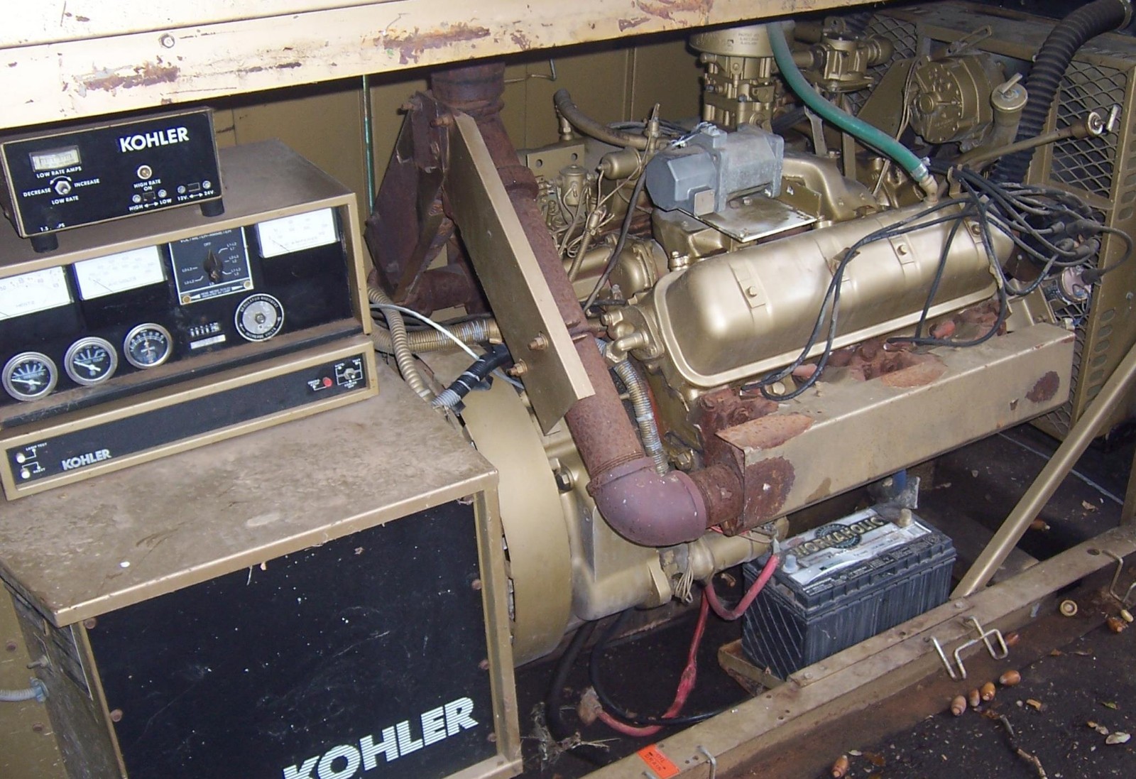 Kohler 85RHC82 85KW Propane Generator w/ Electrical Panel Transfer Switch 85 kw