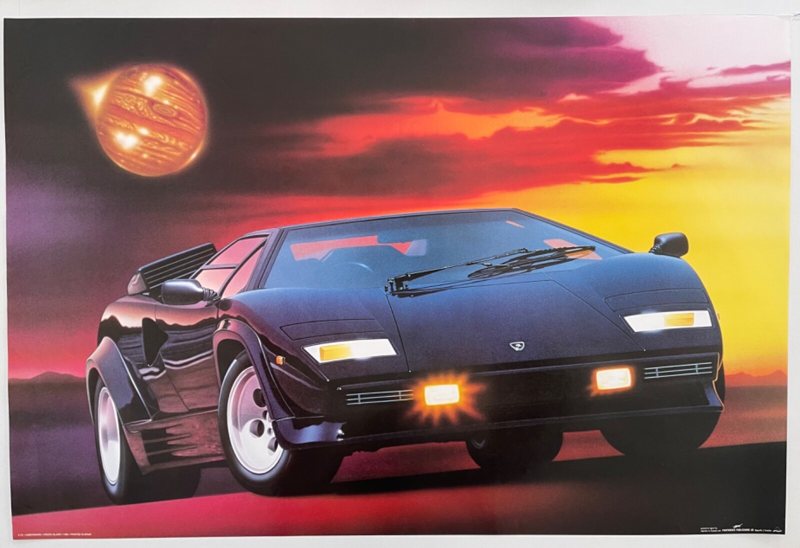 LAMBORGHINI COUNTACH,RARE 1996 POSTER | eBay