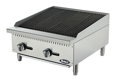 Atosa USA ATRC Gas Heavy Duty Stainless Steel 24'' 36'' 48'' Radiant Char Broiler 