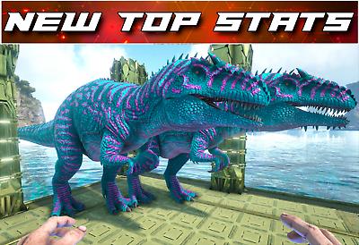 Ark Survival Evolved R Giga 1005M CC Top Stats PS4 PS5 PVE eBay