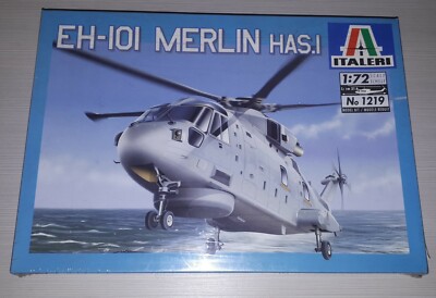 ELICOPTERS EH-I0I MERLIN HAS.I KIT MONTAGGIO N.1219 ITALERI SCALA 1:72