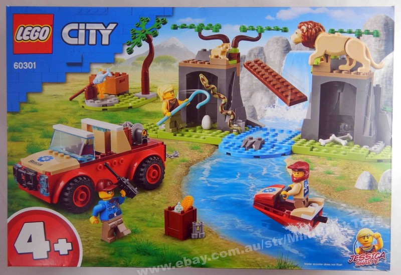 NEW LEGO 60301 Wildlife Rescue Off-Roader Set Lion Cub, Snake