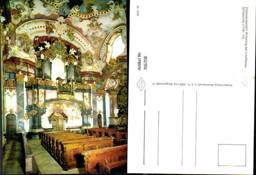 706708 Wilhering Zisterzienserstift Stiftskirche b. Linz a. d. Donau Innenansich img