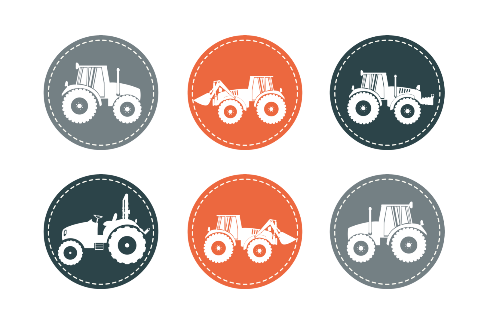 Decoration - Set Of 12 Toppers