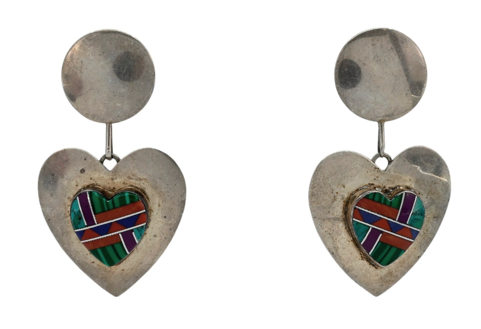 H. Lewis Zuni Native American Solid 925 Sterling Silver