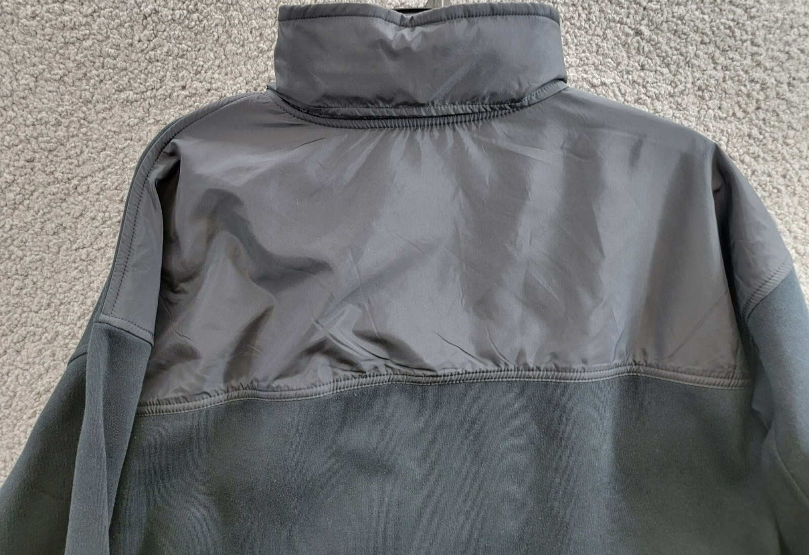 BASS OUTDOOR Regular-Fit Convertible Hood 1/4-Zip Sweatshirt Mens S Black Beauty - Picture 14 of 17