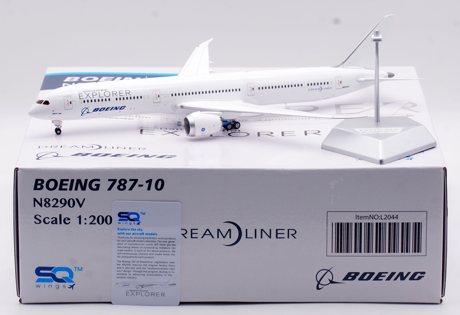 Boeing B787-8 N787BA – Scale 1:200 – SQ Wings – 28.35 cm
