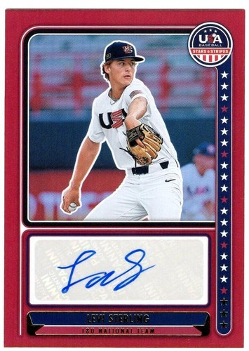 2024 Panini Stars and Stripes - Levi Sterling #NTS-3