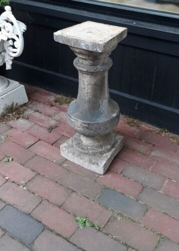 Antique Marble Column Architectural Salvage Pedestal Garden Plant Stand