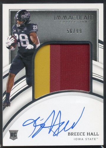 2022 Panini Immaculate Collection Collegiate Breece Hall #60