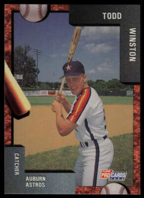 1992 Fleer ProCards Todd Winston Auburn Astros | eBay