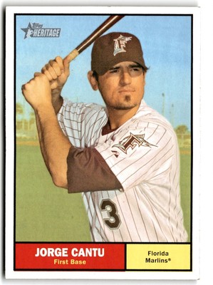 2010 Topps Heritage Jorge Cantu Florida Marlins #208