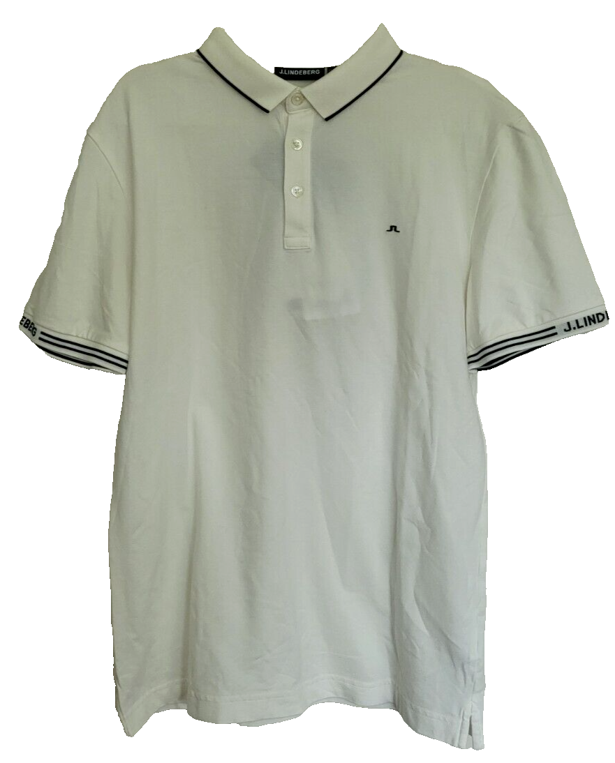 J. LINDEBERG sz M T-SHIRT POLO NECK SHORT SLEEVES LUXURY