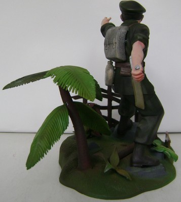 AURORA  GREEN  BERET  original  1966  Professionally  AIR BRUSHED  Monster model