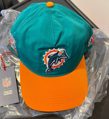 Brand New Kith x NFL Miami Dolphins  47 Hitch Snapback Hat