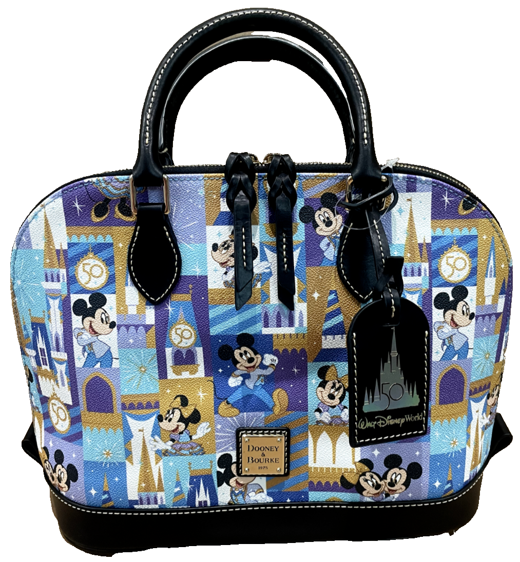 New 2021 Walt Disney World 50th Anniversary Dooney Bourke Zip