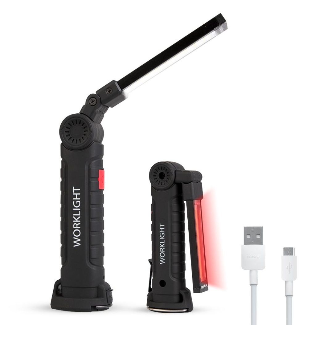 2-LED Werkstattlampe Taschenlampe Arbeitsleuchte Inspektionslampe mit Magnetfuß