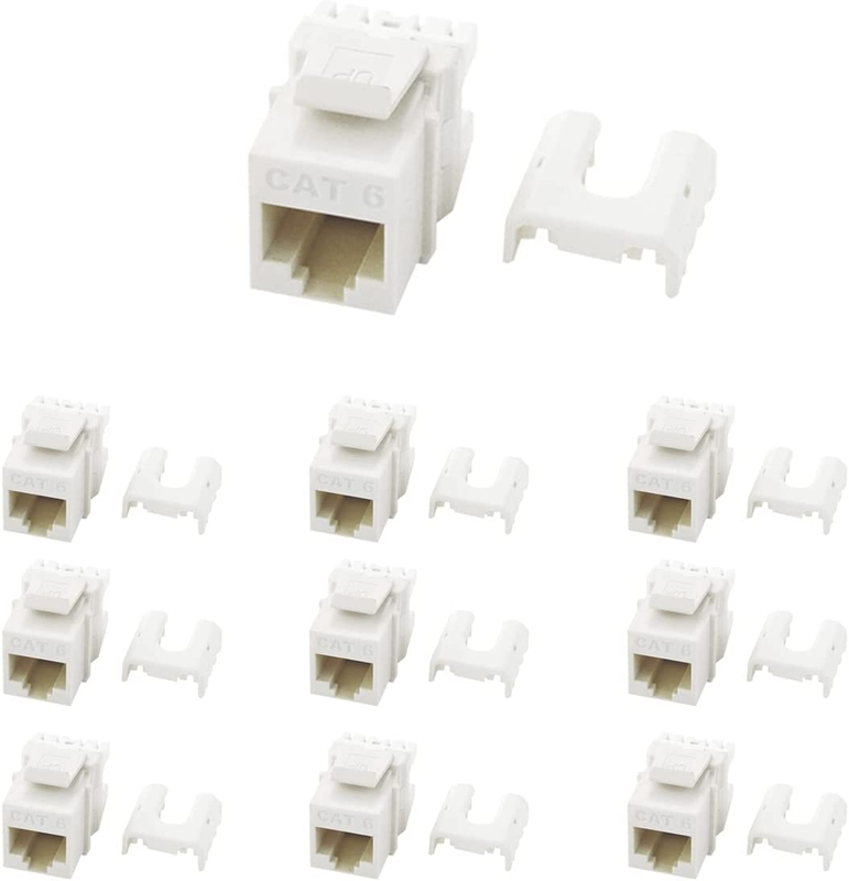 Legrand - OnQ Cat6 Keystone Jacks Quick Connect RJ45 Keyston