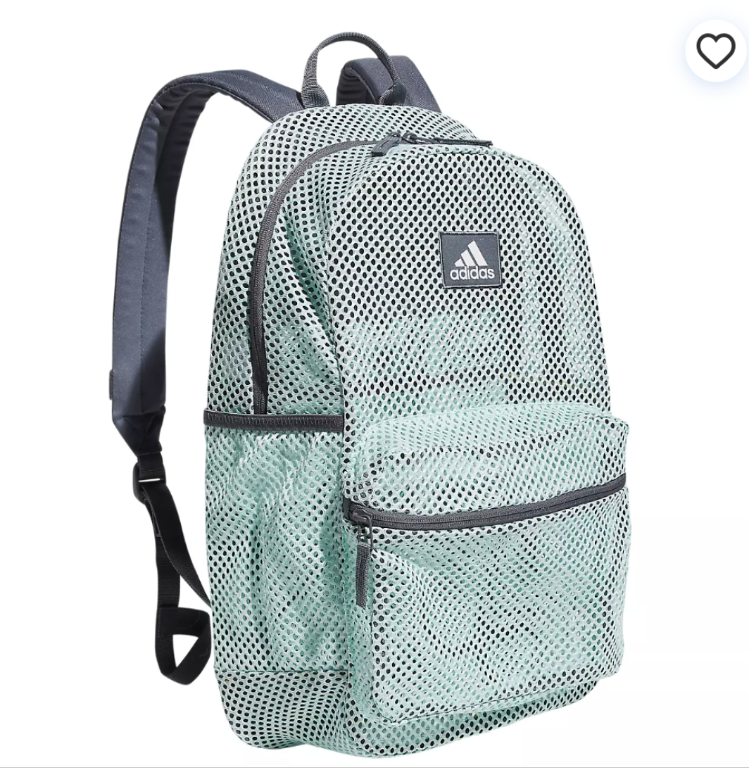 NEW Adidas Hermosa Mesh Backpack Brasilia Hustle Student Aqua eBay