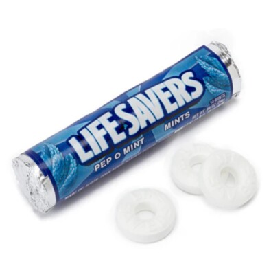 10 ~ Pep-O-Mint Life Savers Rolls Breath Mints Peppermint Exp. 02-2025   $5 Ship