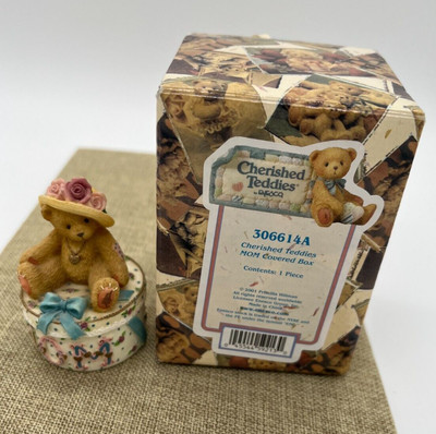 Cherished Teddies 2001 MOM Covered Box 306614A NEW