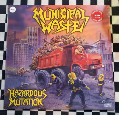 Hazardous Mutation LP by Municipal Waste red vinyl limited 2024 UK import new